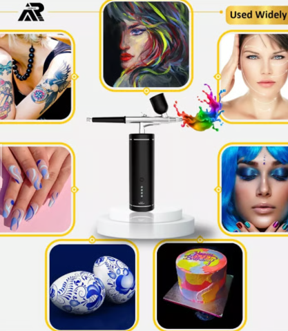 Kit de Aerógrafo Inalámbrico con Compresor Recargable🎨✨