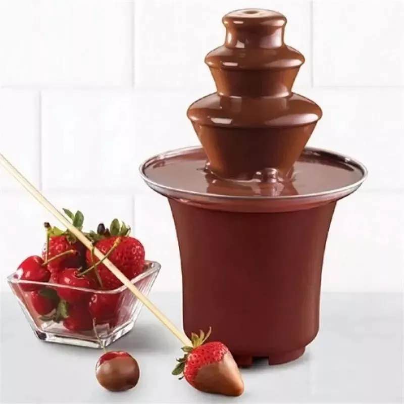 🍫✨Mini Fuente de Chocolate de 3 Niveles!✨🍫