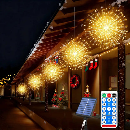 ✨ Cascada de Luces LED Solar Decorativa