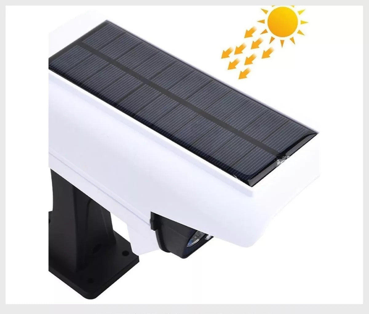 💡Lámpara LED Solar con Sensor de Movimiento Tipo Cámara📹☀️