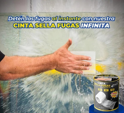 💦Cinta Sella Fugas Transparente 10 cm x 150 cm💦