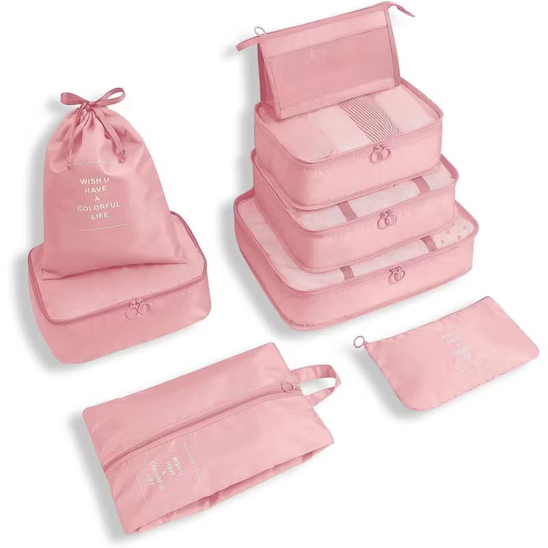 🎒Set Organizador de Viaje x 8 Piezas Extrafuerte✈️
