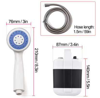 🚿💦DUCHA PORTÁTIL ELÉCTRICA RECARGABLE💦🚿