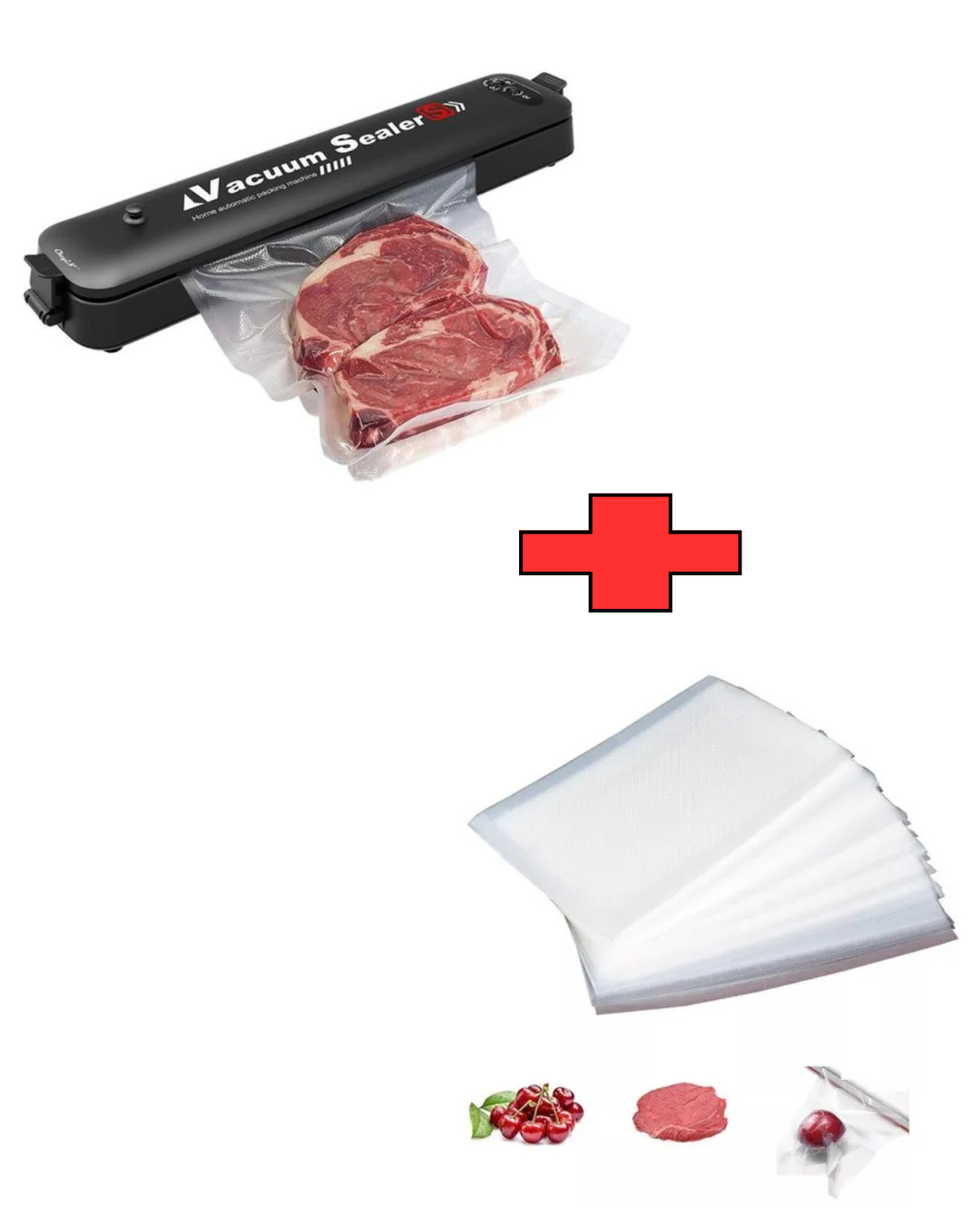 MÁQUINA SELLADORA AL VACÍO + 100 BOLSAS DE REGALO🔥