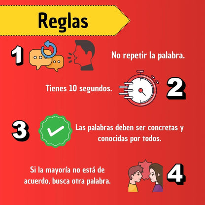 🎉 Juego de Mesa tipo BASTA – Diversión en familia 🎉