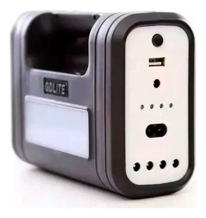 ☀️Kit Panel Solar Portátil con 3 Bombillos LED + Cargador USB