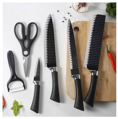 🔪Set de Cuchillos Profesional 6 Piezas + Pelador✨