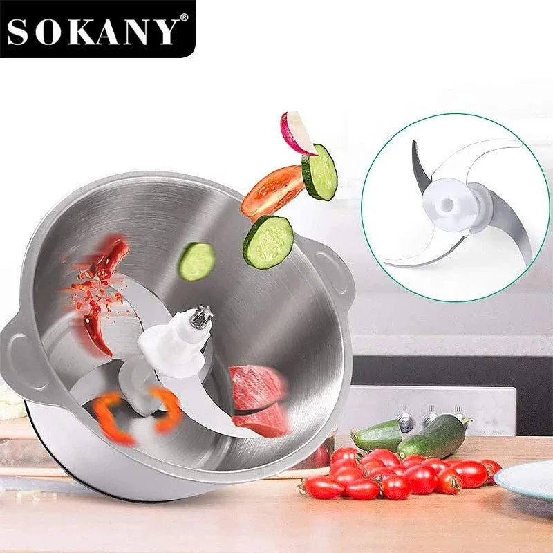 🥩 Procesador de Alimentos Sokany 4 Litros — Potencia y Practicidad en tu Cocina