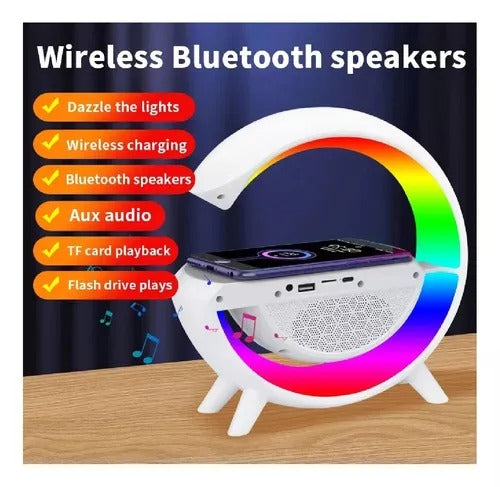 🔥Parlante Bluetooth G, Despertador y Carga Inalámbrica🔥