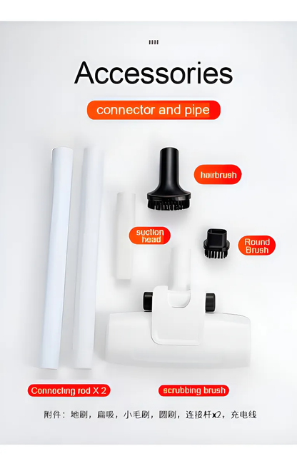 🧹Aspiradora Vertical de Mano con Extensor