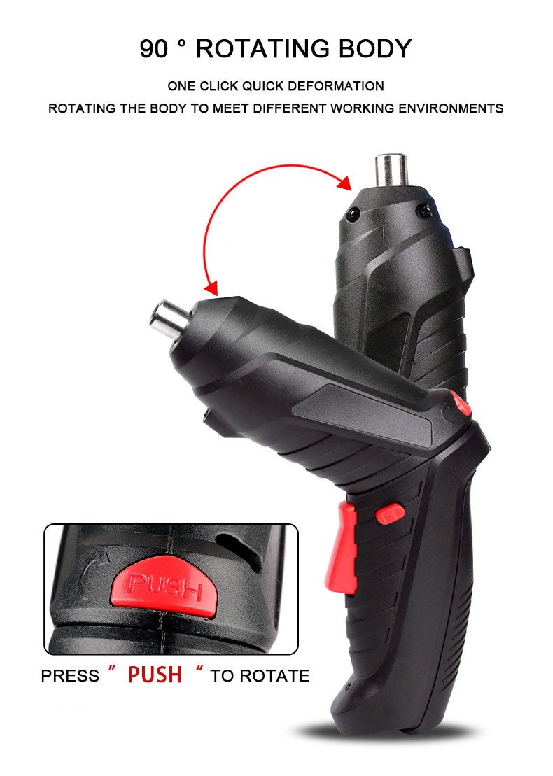 🔧✨ Destornillador Eléctrico Inalámbrico 47 Piezas✨