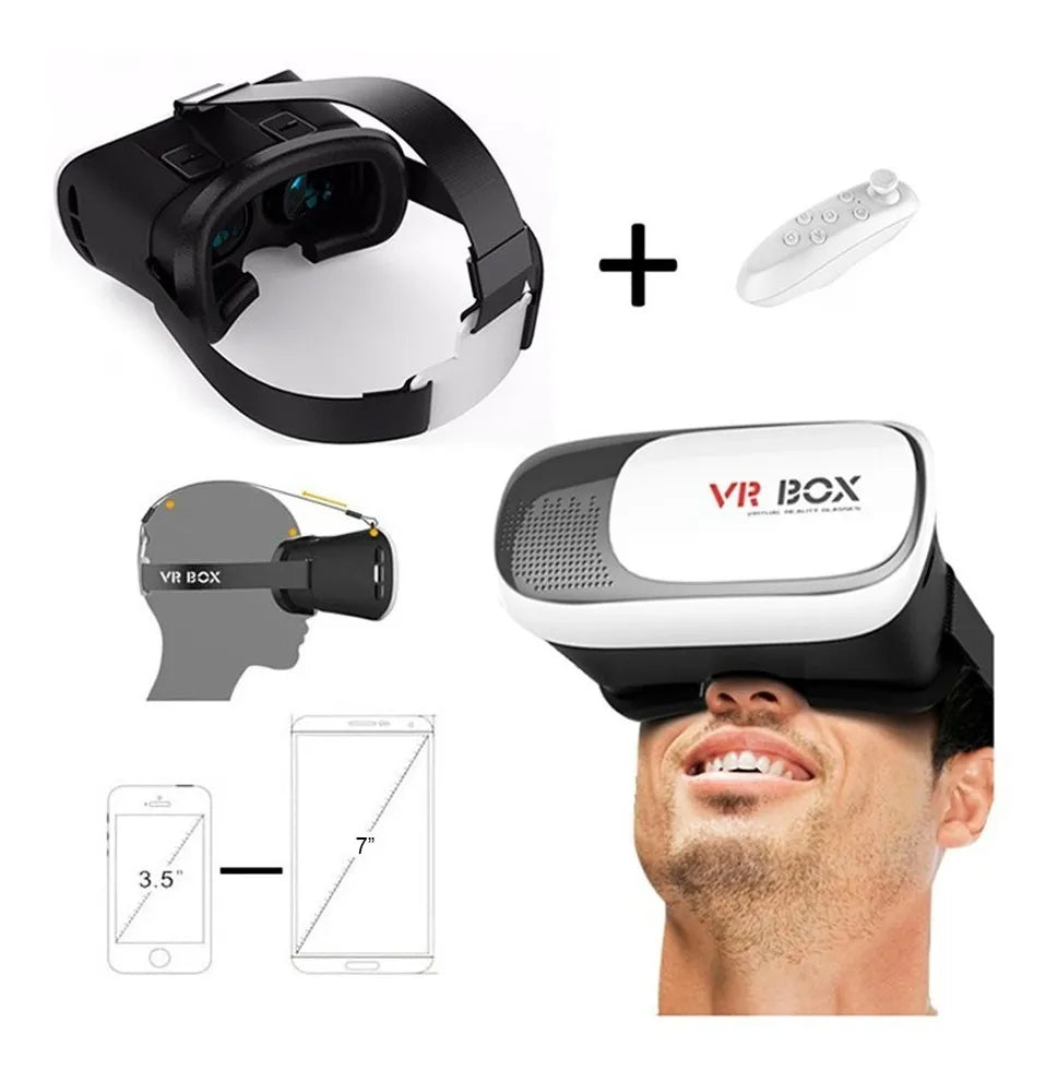 ✨GAFAS DE REALIDAD VIRTUAL VR BOX + CONTROL BLUETOOTH✨