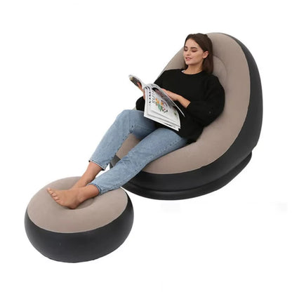 Silla Inflable Plegable de 2 Piezas