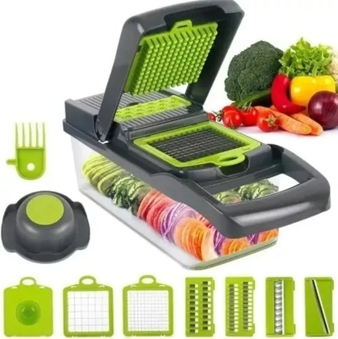 🔥PICADOR DE FRUTAS Y VERDURAS 14 EN 1🔥