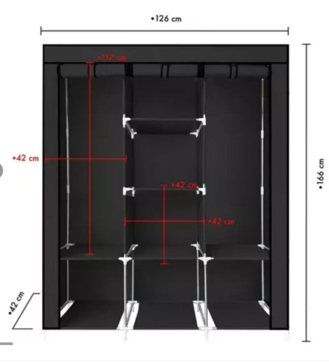 👕 Closet de 3 Cuerpos – Organización y estilo🏡