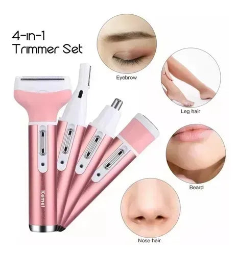 ✨Depiladora Eléctrica Recargable 4 en 1 Geemy GM-3074✨