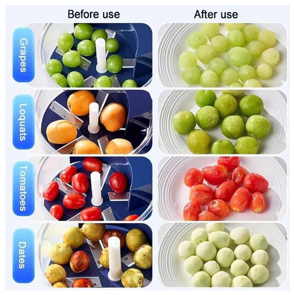 🥔🍅🧄Pelador Eléctrico Automático Recargable USB