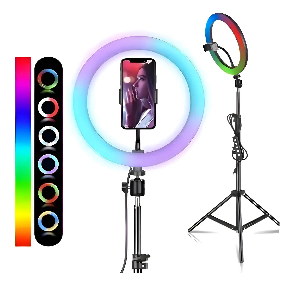 ✨ Aro de Luz LED RGB 33 cm✨