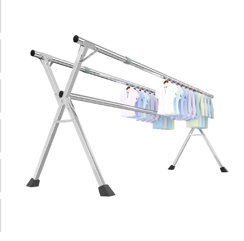 🧺Tendedero con Ruedas–Práctico, resistente y súper funcional