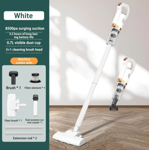 🧹Aspiradora Vertical de Mano con Extensor