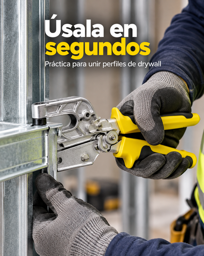 🔧 Pinza para Drywall y Perfiles Metálicos