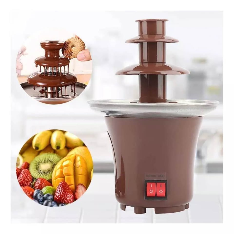 🍫✨Mini Fuente de Chocolate de 3 Niveles!✨🍫
