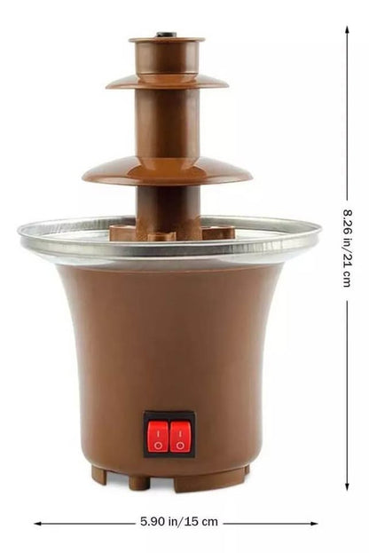 🍫✨Mini Fuente de Chocolate de 3 Niveles!✨🍫