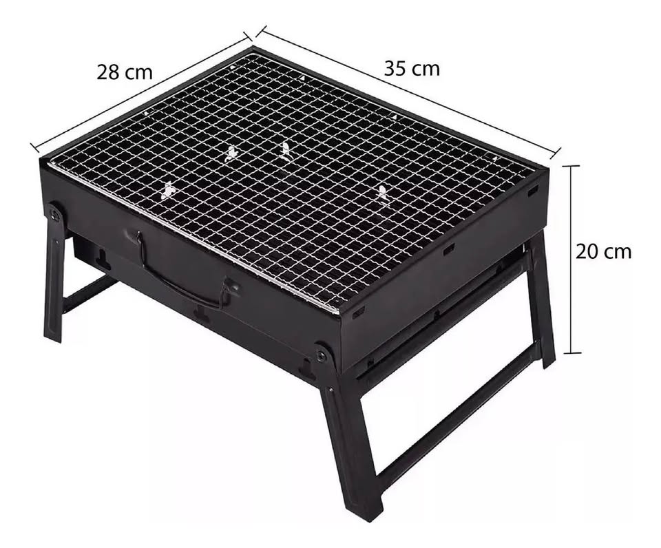 🔥¡Parrilla BBQ Compacta y Resistente!🔥
