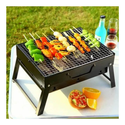 🔥¡Parrilla BBQ Compacta y Resistente!🔥