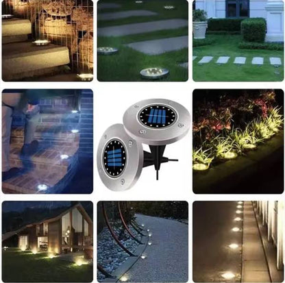 ☀️ Lámparas Solares LED para Exterior | Set x4 Unidades