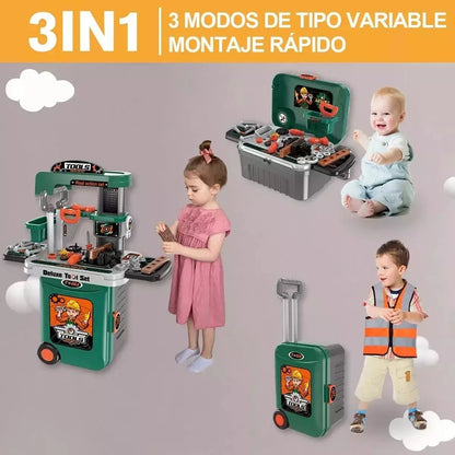 🧰🔧 Maletín de Herramientas Infantil — ¡Un Taller Completo para Pequeños Constructores!