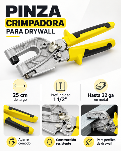 🔧 Pinza para Drywall y Perfiles Metálicos