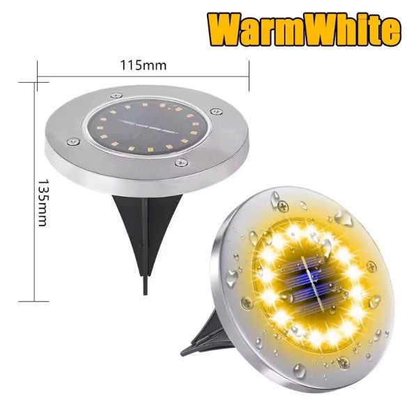 ☀️ Lámparas Solares LED para Exterior | Set x4 Unidades