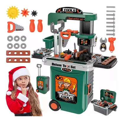 🧰🔧 Maletín de Herramientas Infantil — ¡Un Taller Completo para Pequeños Constructores!